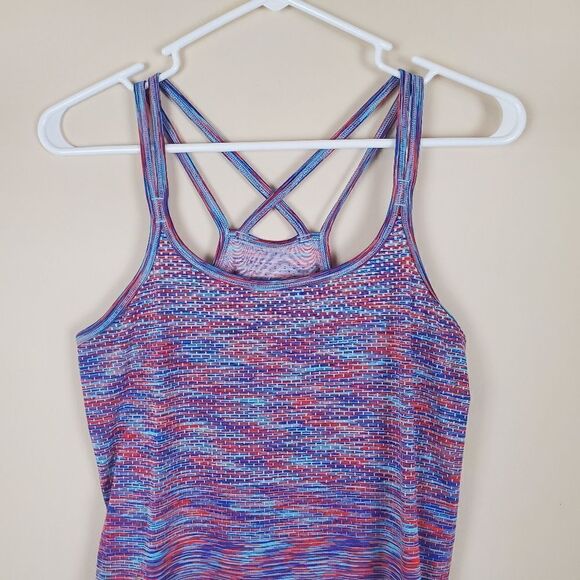 Nike Dri-Fit Multicolor Running Racerback Tank Size Small - Picture 2 of 8